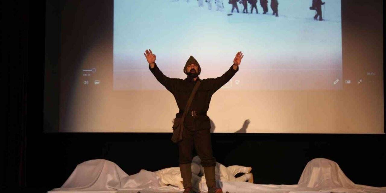 Sarıkamış şehitlerinin büyük mücadelesi Gölcük’te anlatıldı