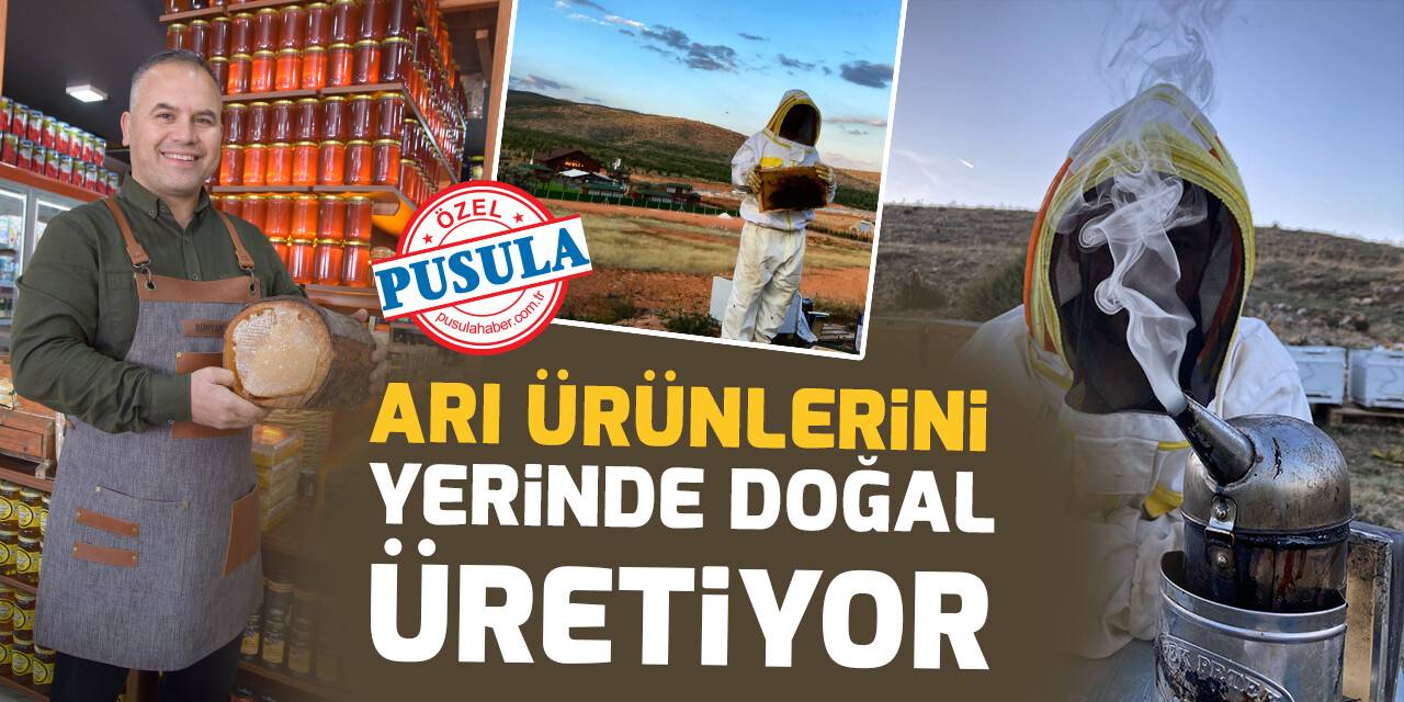 Arı ürünlerini yerinde doğal üretiyor