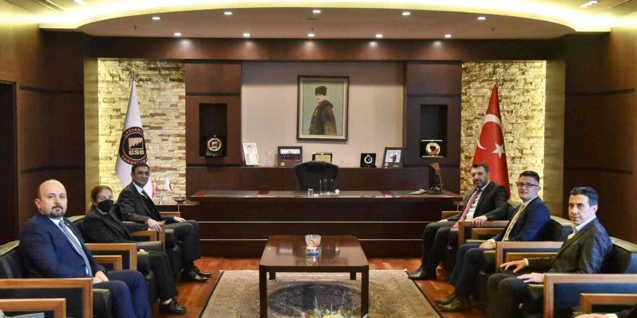 KOSGEB Başkanı Hasan Basri Kurt GSO’YU ziyaret etti