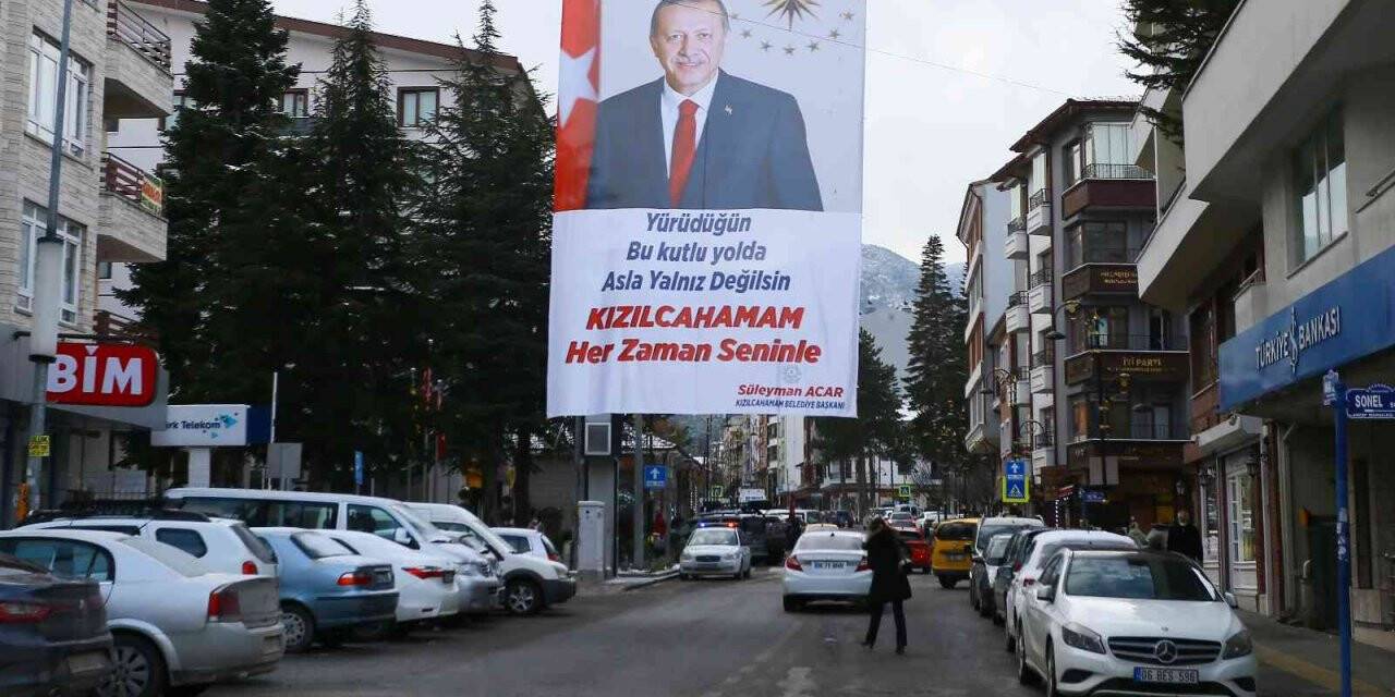 Kızılcahamam’da Erdoğan heyecanı