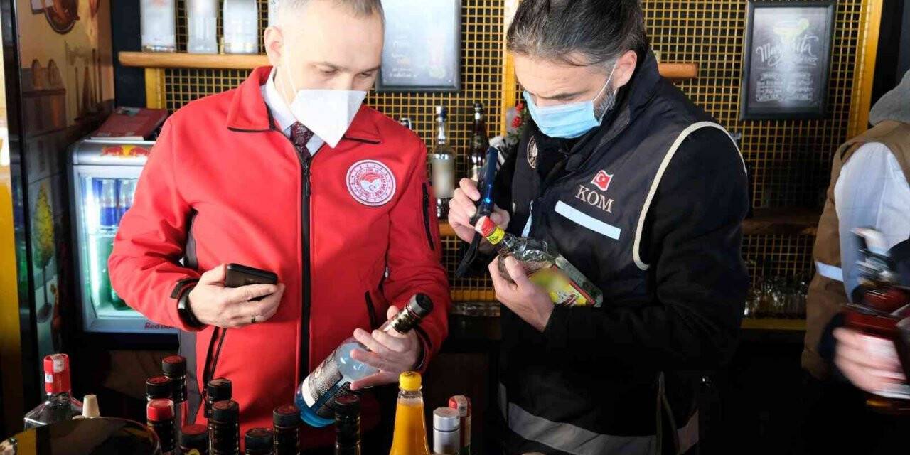 Manisa’da yılbaşı öncesi alkol satışı yapan mekanlara denetim