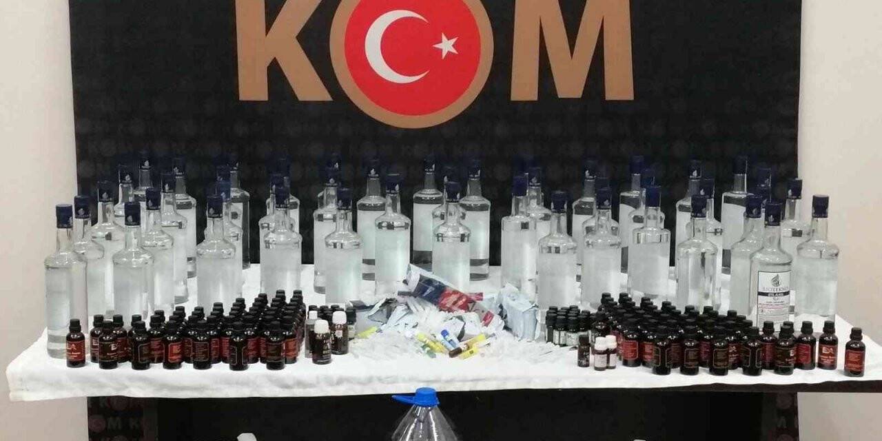 Giresun’da kaçak içki operasyonunda 3 kişi yakalandı