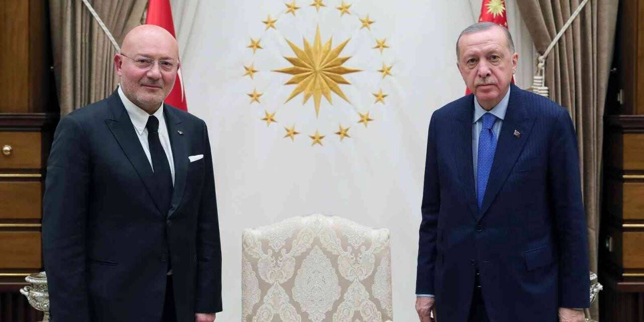 Cumhurbaşkanı Erdoğan Ferit Şahenk’i kabul etti