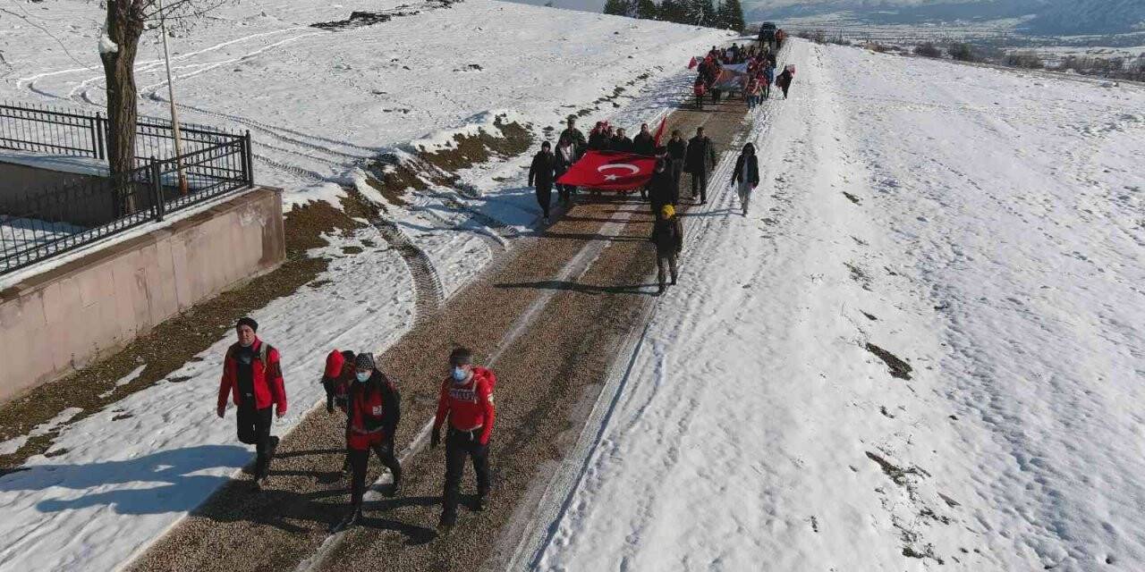 Bozüyük’te Sarıkamış Şehitleri için yürüdüler