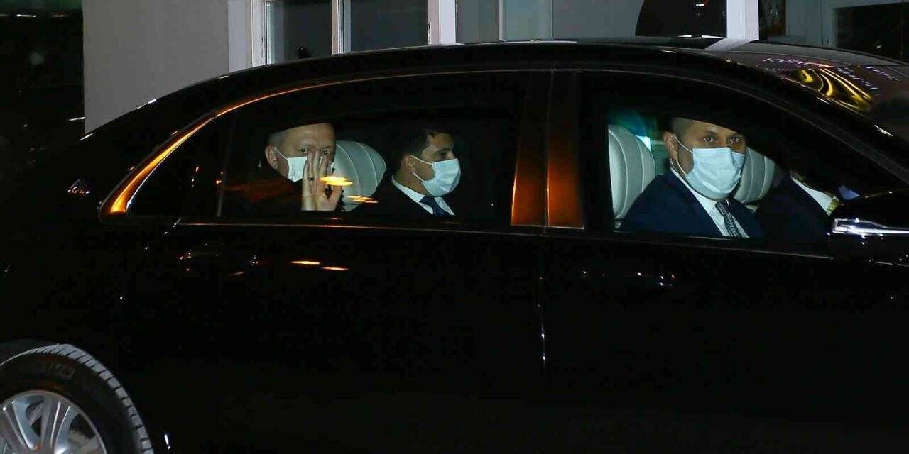 Cumhurbaşkanı Erdoğan Kızılcahamam’dan ayrıldı