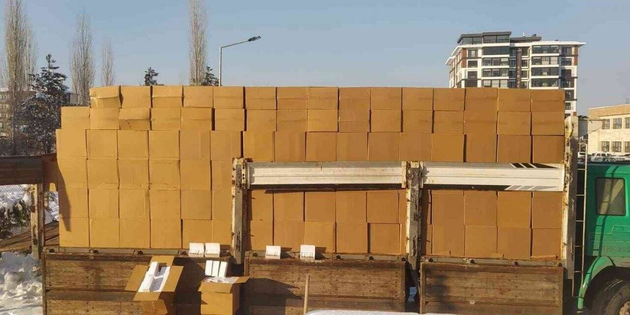 6 milyon 200 bin adet kaçak makaron ele geçirildi