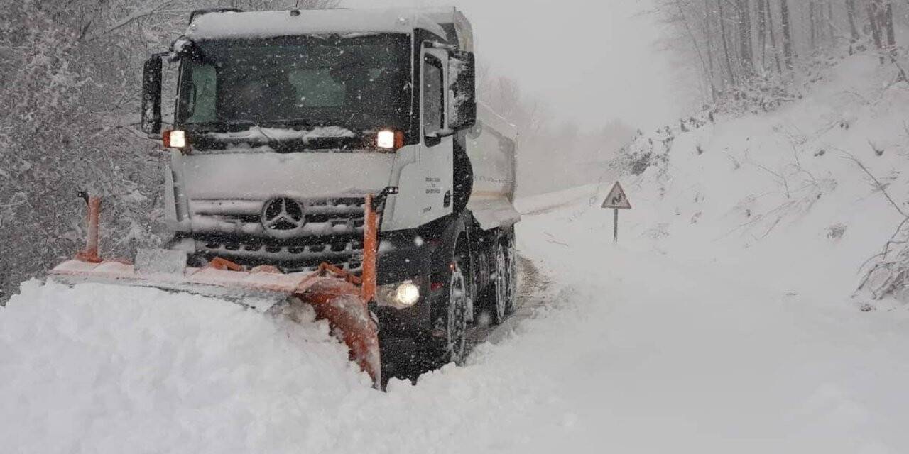 Zonguldak’ta  147 köy ulaşıma kapandı