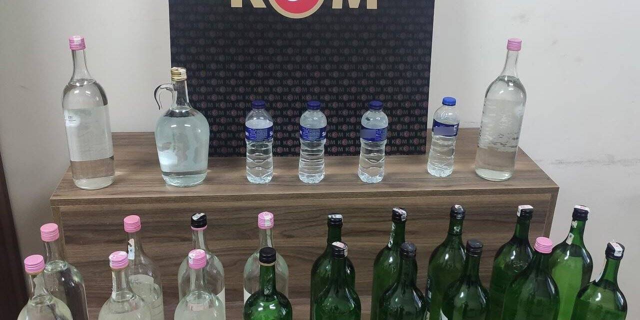 Bursa’da sahte içki operasyonu