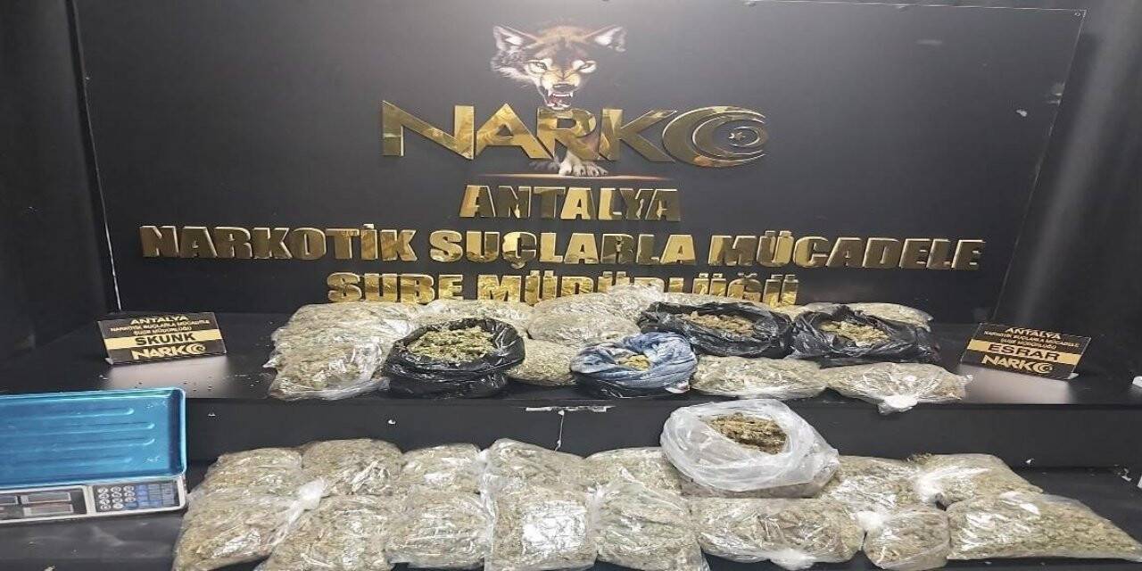 Antalya’da yeni yıl öncesi uyuşturucu tacirlerine operasyon