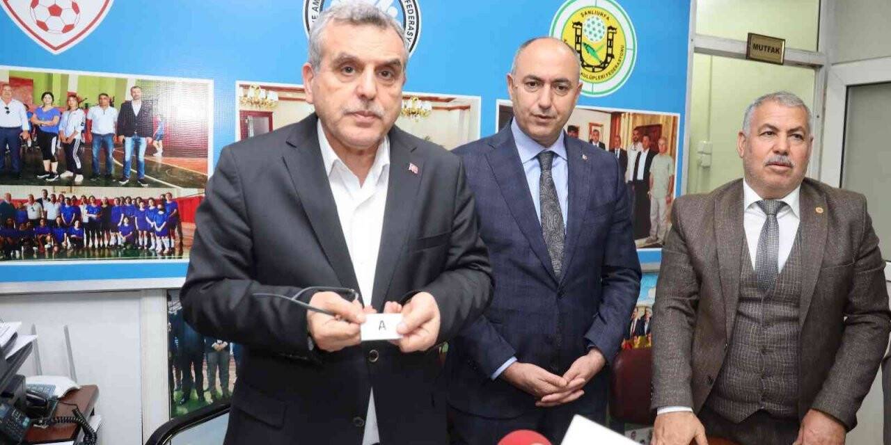 Şanlıurfa 2. Amatör Ligi kura çekimi yapıldı