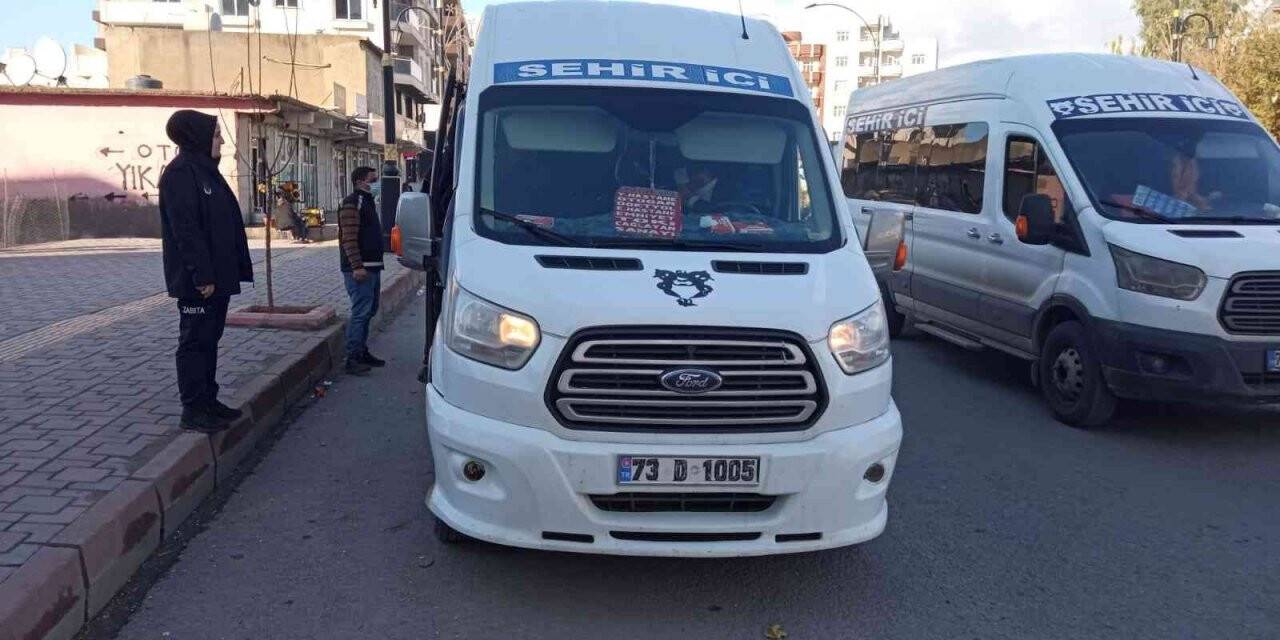 Cizre’de nöbetçi dolmuş uygulaması başlatıldı