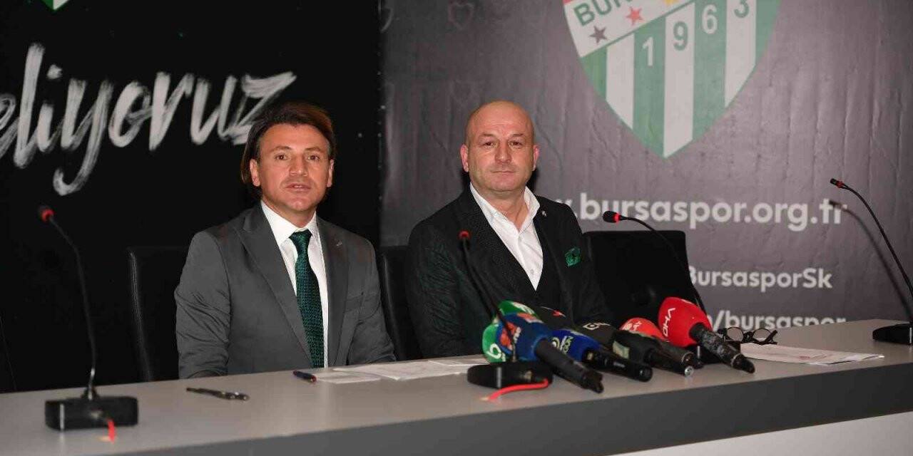 Bursaspor’un yeni teknik direktörü Tamer Tuna imzayı attı