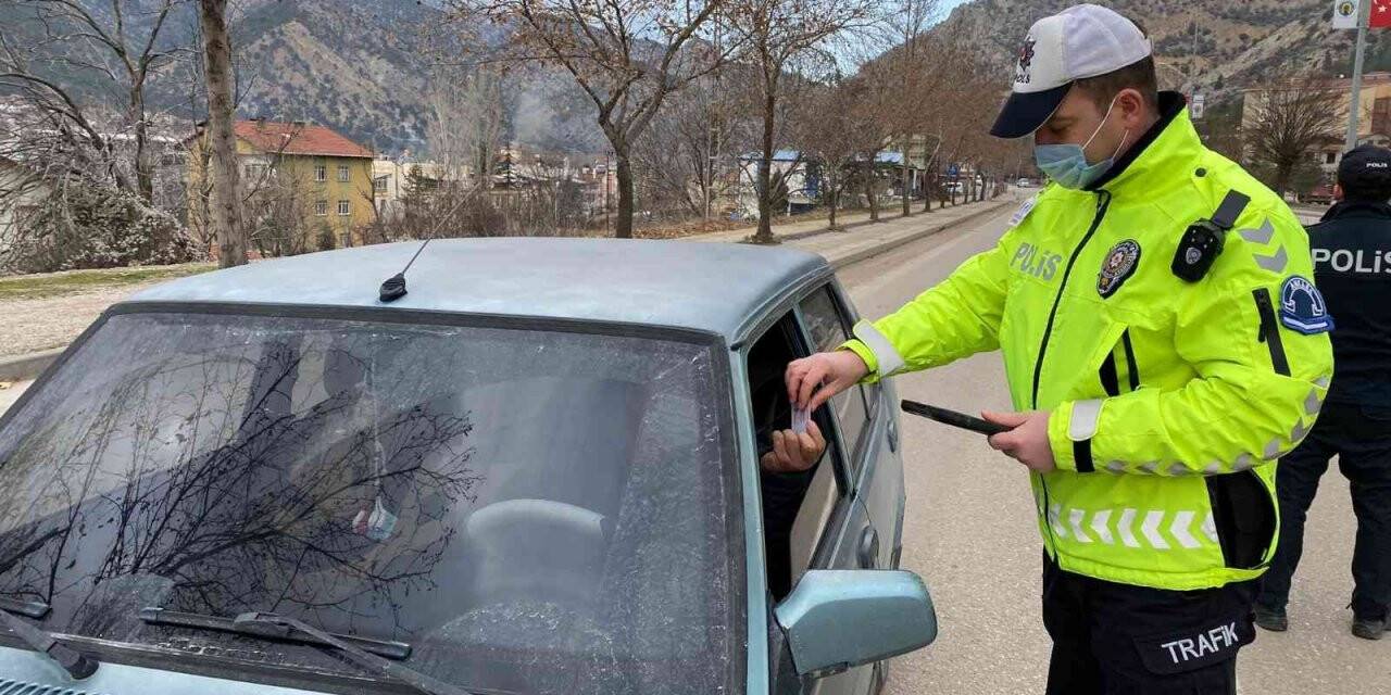 Ankara Nallıhan’da trafik denetimi
