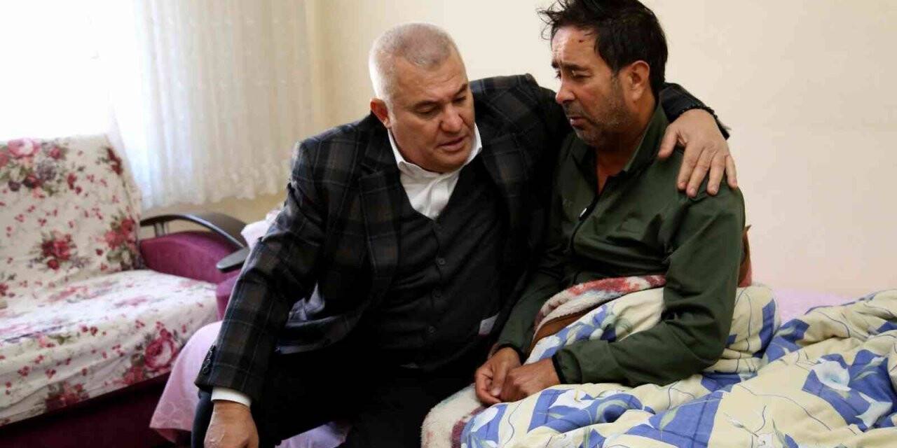 ALTSO Başkanı Şahin’den mağdur şoföre geçmiş olsun ziyareti