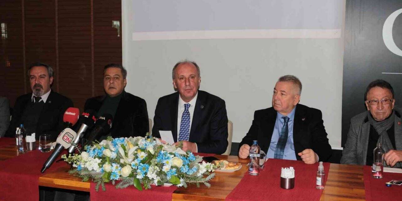 Memleket Partisi lideri İnce: “Üretim seferberliği başlatılmalı”