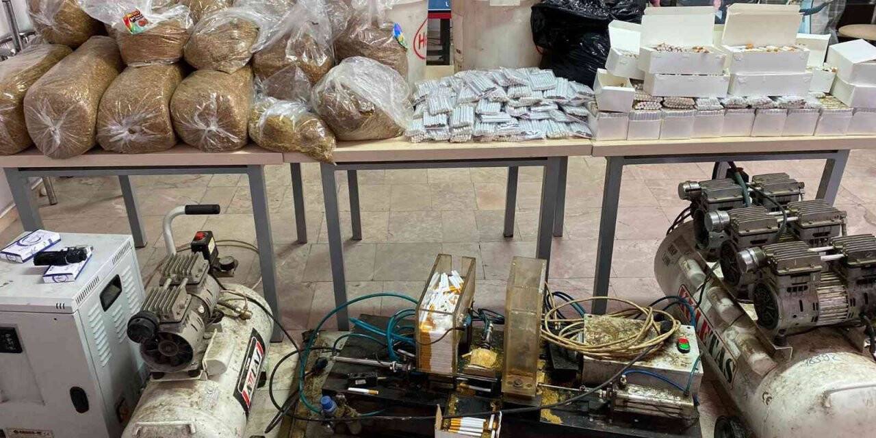 Manisa’da kaçak tütün operasyonu: 5 gözaltı