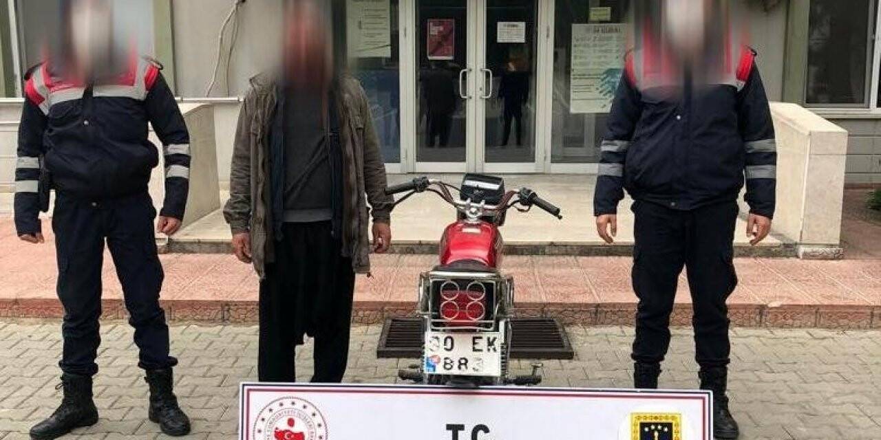 Motosiklet çalan zanlı yakalandı