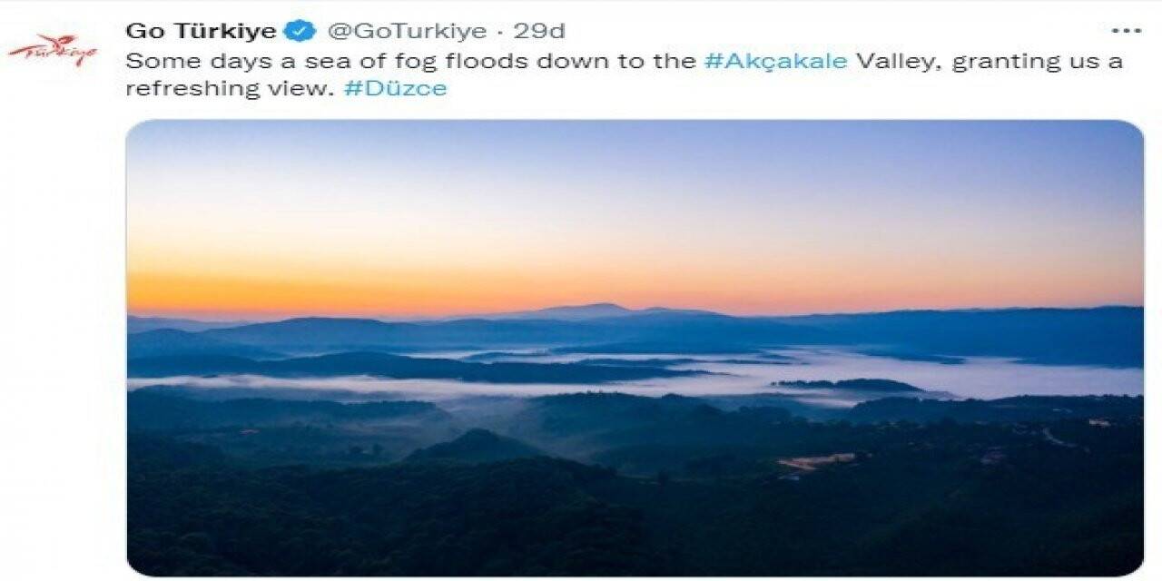 Go Türkiye’den Düzce paylaşımı