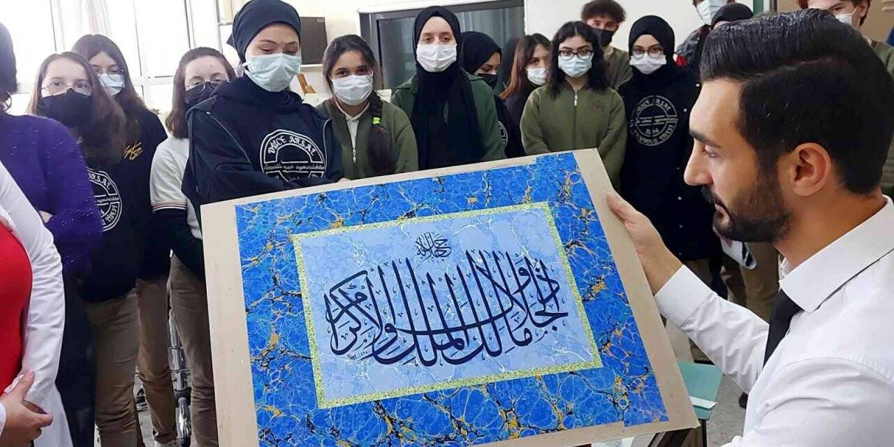 Liseli öğrencilere sanatsal bilgiler verildi