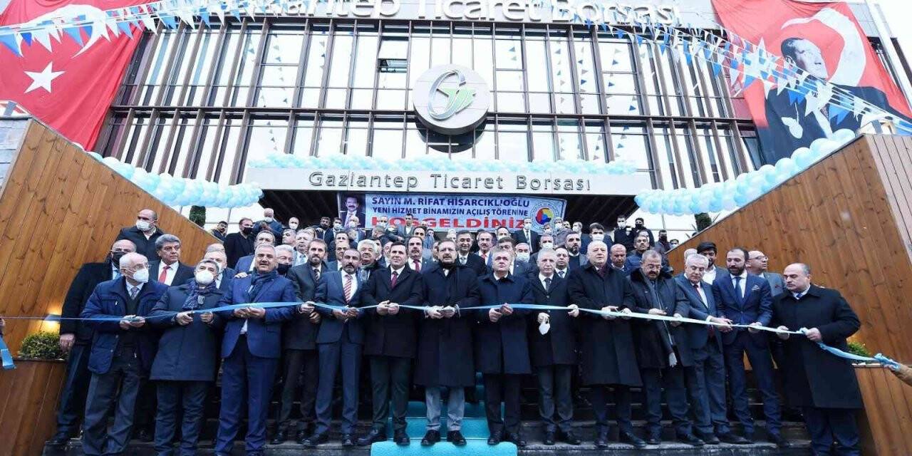 GTB yeni hizmet binası ve et borsası törenle hizmete açıldı