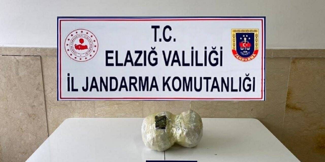 Elazığ’da 1 kilo 700 gram uyuşturucu madde ele geçirildi