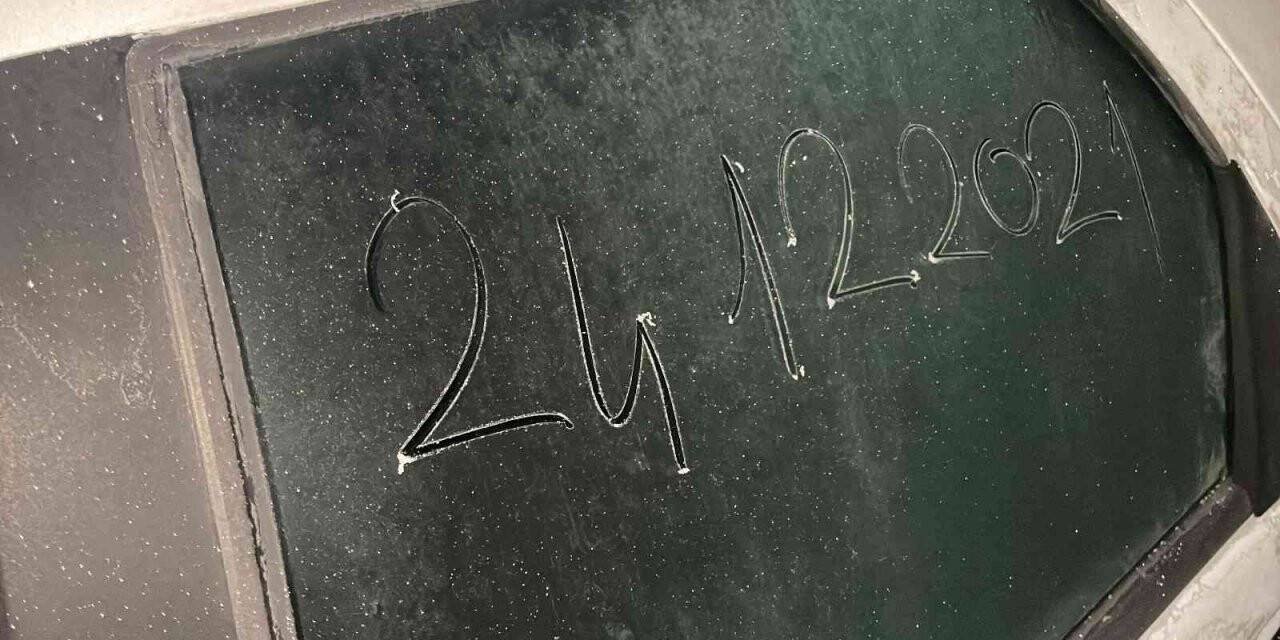 Hava buz kesti Düzce -12 dereceleri gördü