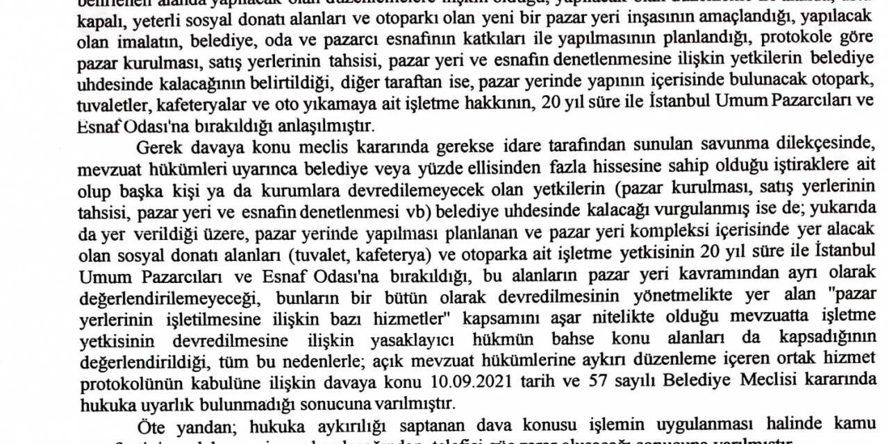 CHP’li belediyenin ‘usulsüz’ projesine mahkeme ‘dur’ dedi