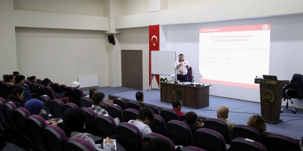 ASÜ’de atletizm hakemliği kursu başladı