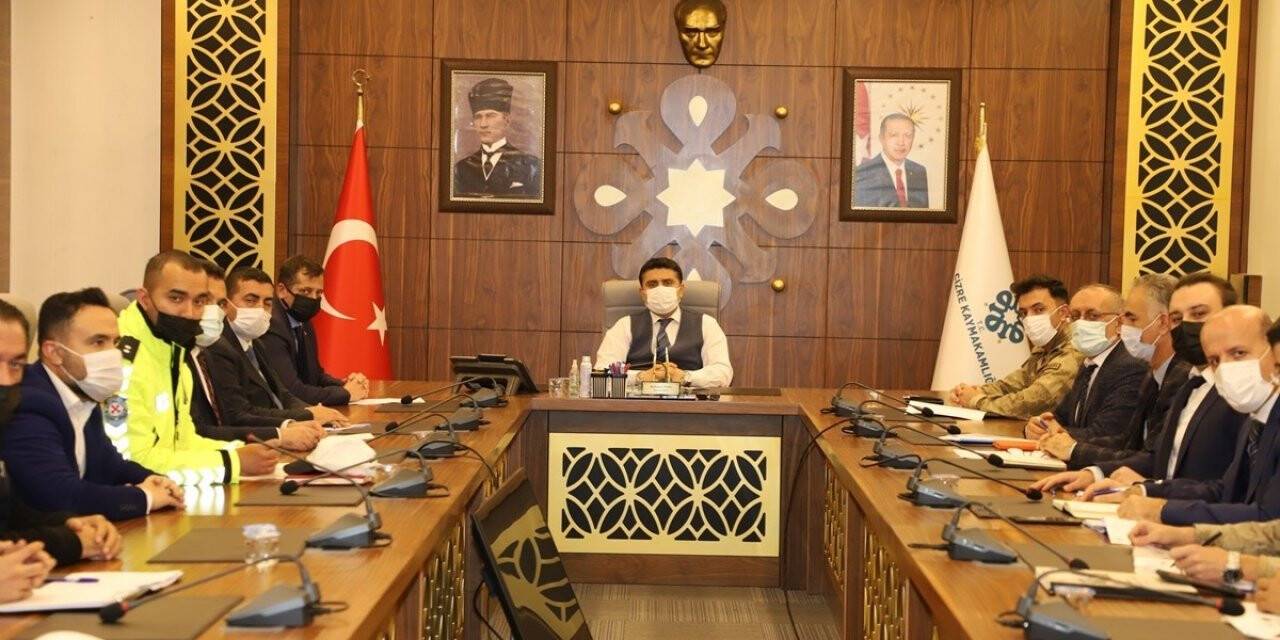 Cizre’de kış mevsimi trafik tedbirleri toplantısı
