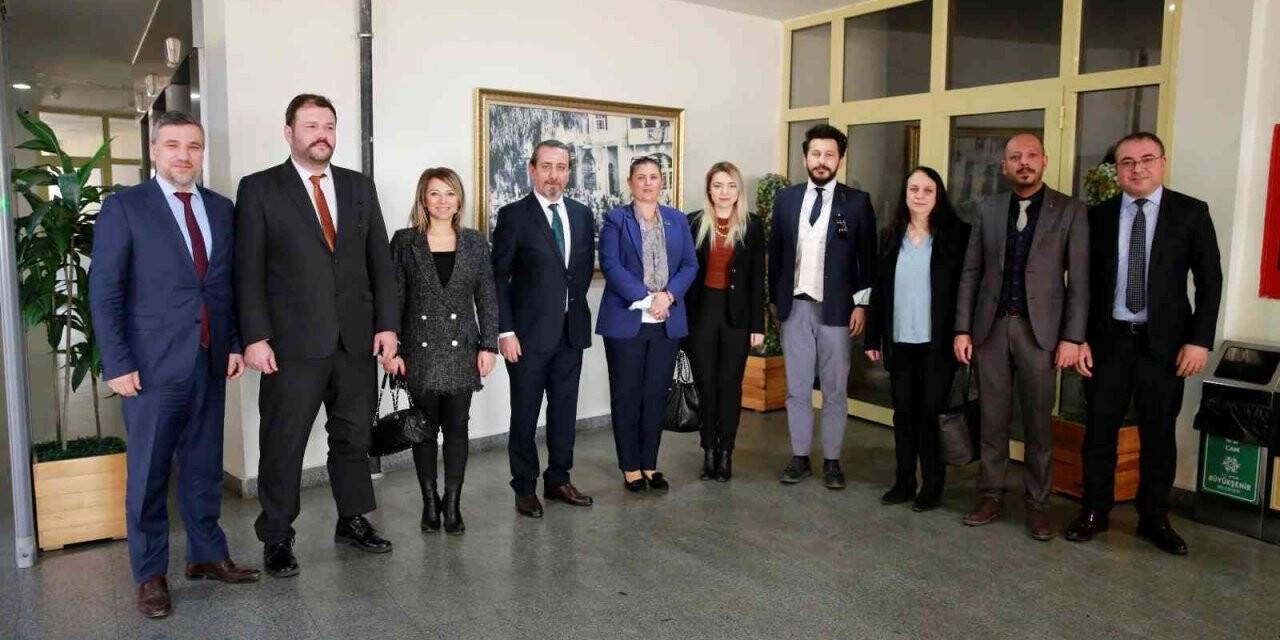 Aydın Barosu, Başkan Çerçioğlu ile bir araya geldi