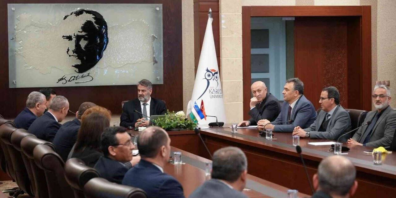 Özbekistan heyeti Karabük Üniversitesi’ni ziyaret etti