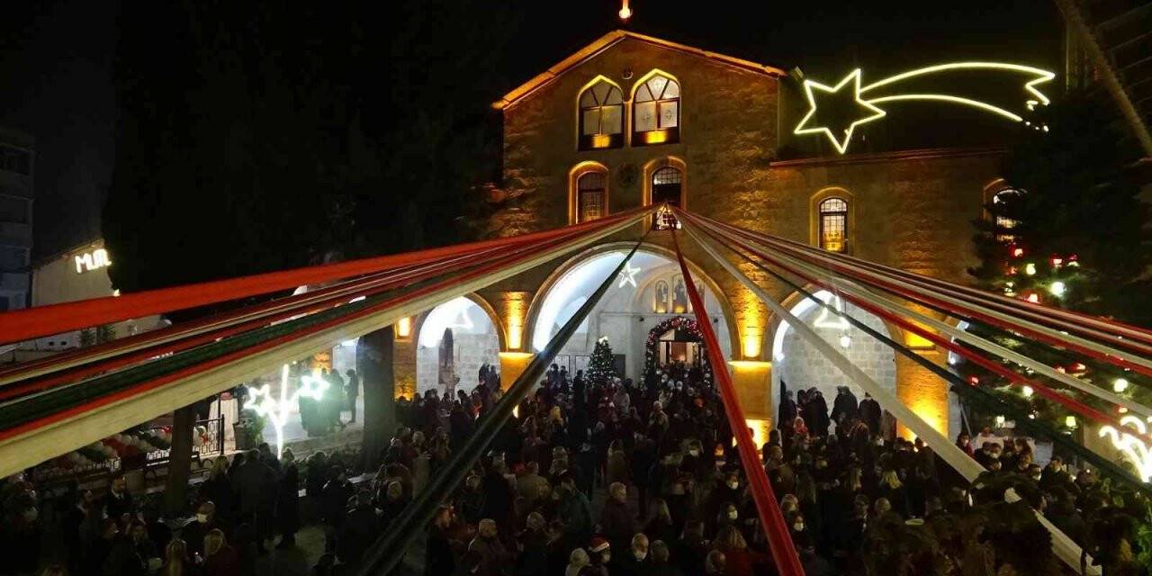 Hatay’da Antakya Ortodoks Kilisesi’nde Noel ayini düzenlendi