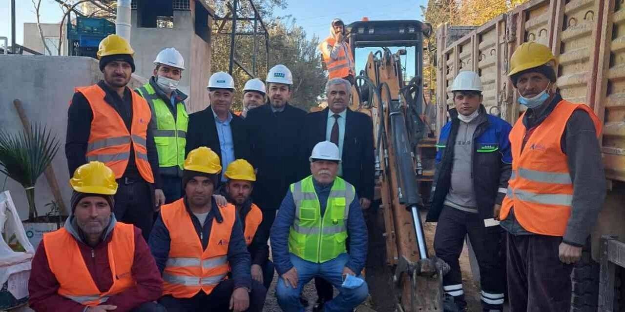 Mut’ta doğal gaz boru hatları döşenmeye başlandı