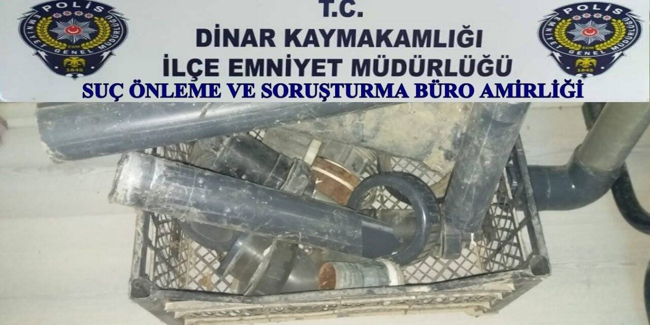 Isparta’da hırsızlık yaptılar, Dinar’da yakalandılar