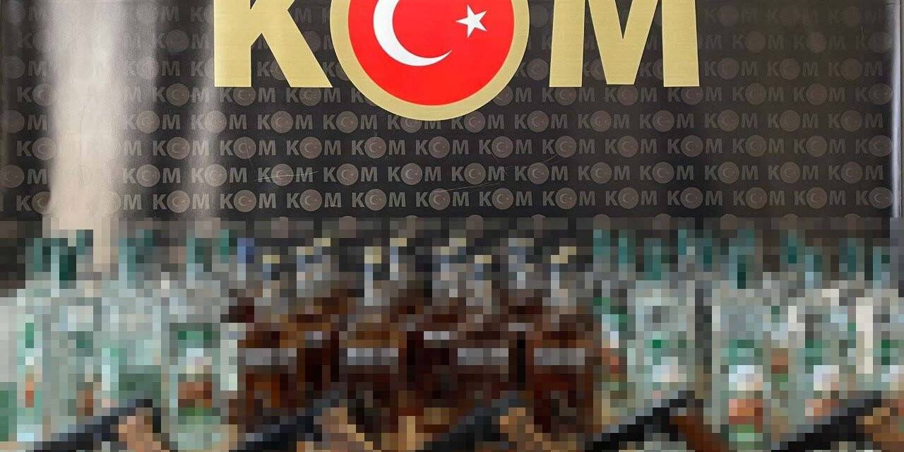 Şüpheli araçta kaçak içki ele geçirildi