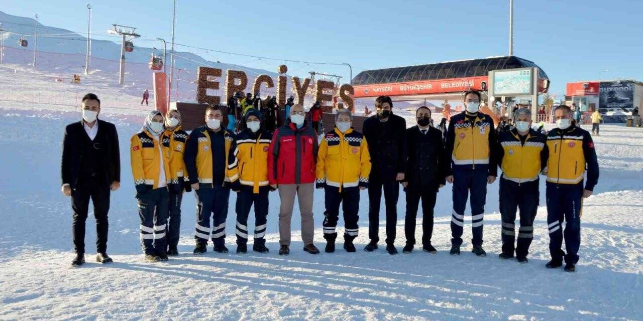 112 Acil Sağlık İstasyonu Erciyes’te Yeniden Hizmete Açıldı