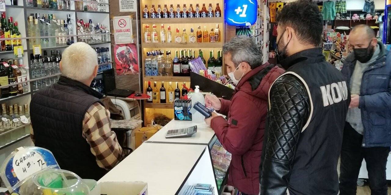 Didim’de sahte içki denetimi