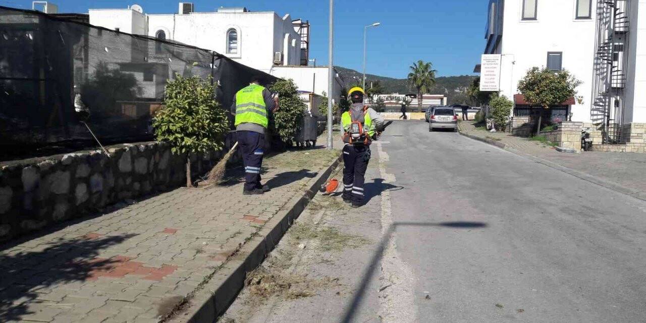 Bodrum’da geniş kapsamlı temizlik çalışmaları devam ediyor