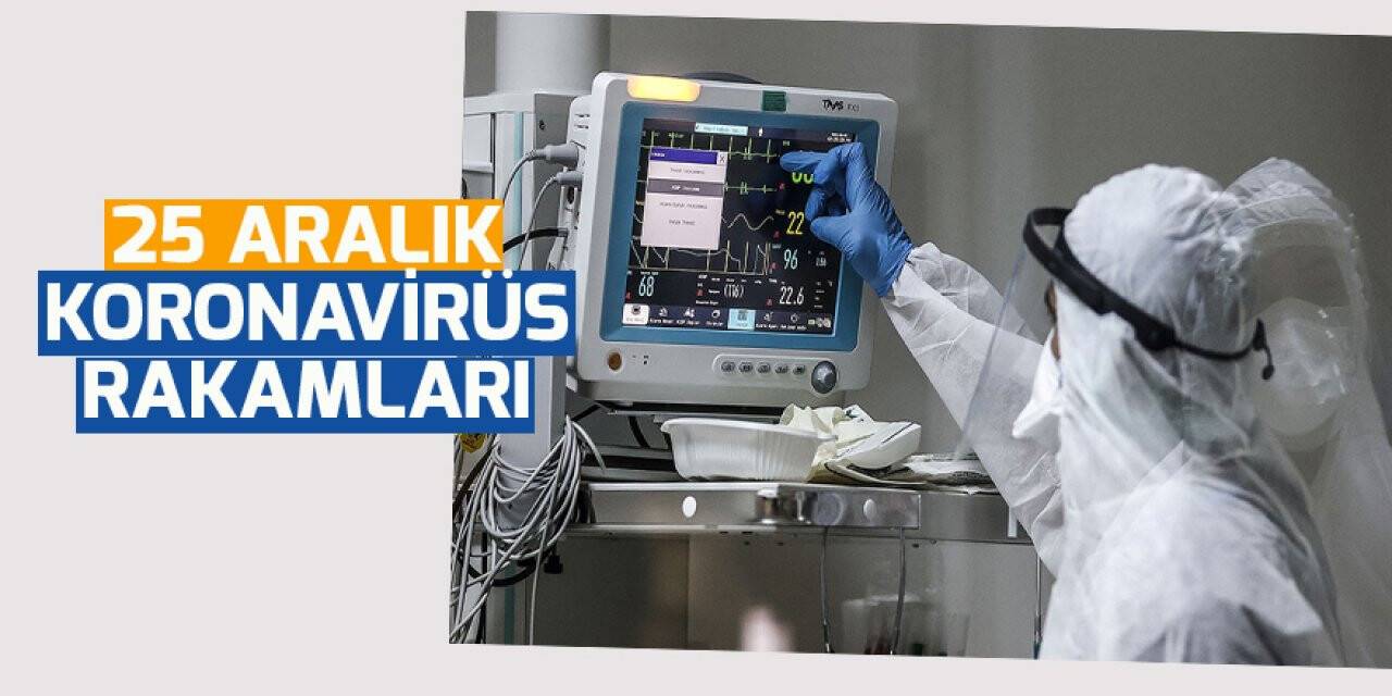 25 Aralık koronavirüs rakamları açıklandı