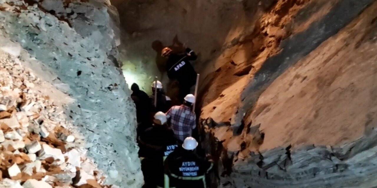 Kuşadası’nda göçük altında kalan işçi hayatını kaybetti
