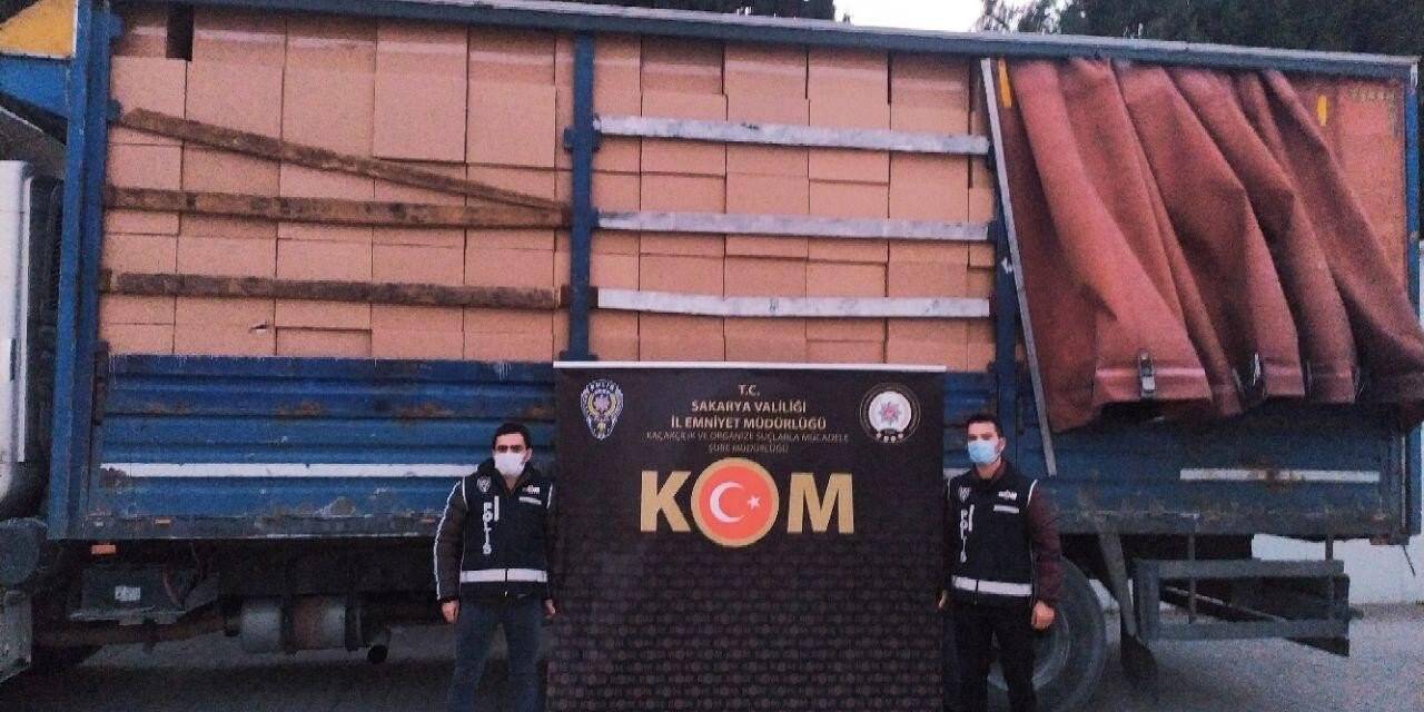 6 milyondan fazla makaron ele geçirildi