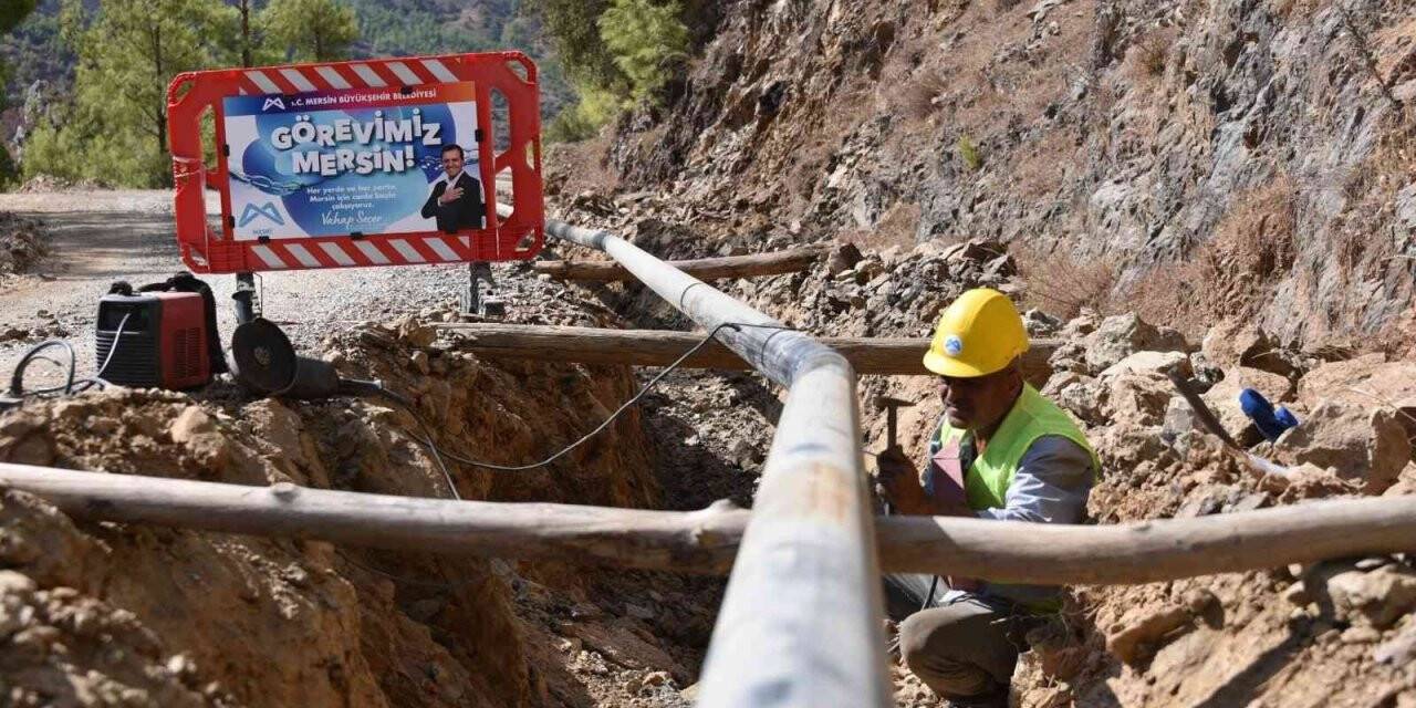 Anamur’da Sarıağaç Mahallesi kesintisiz içme suyuna kavuşuyor