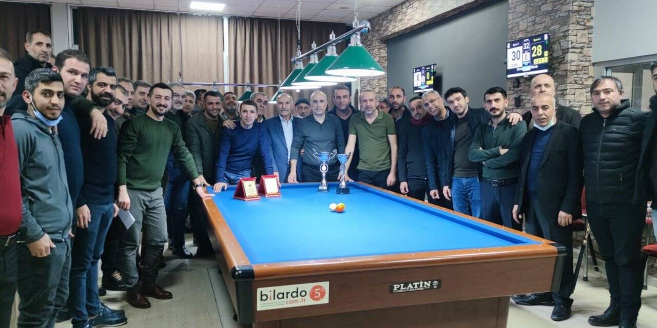 Diyarbakır’da bilardo şampiyonasına yoğun katılım