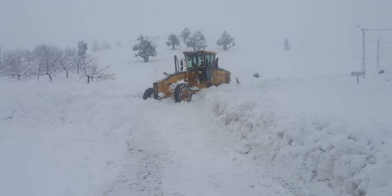 Dulkadiroğlu’nda karla mücadele