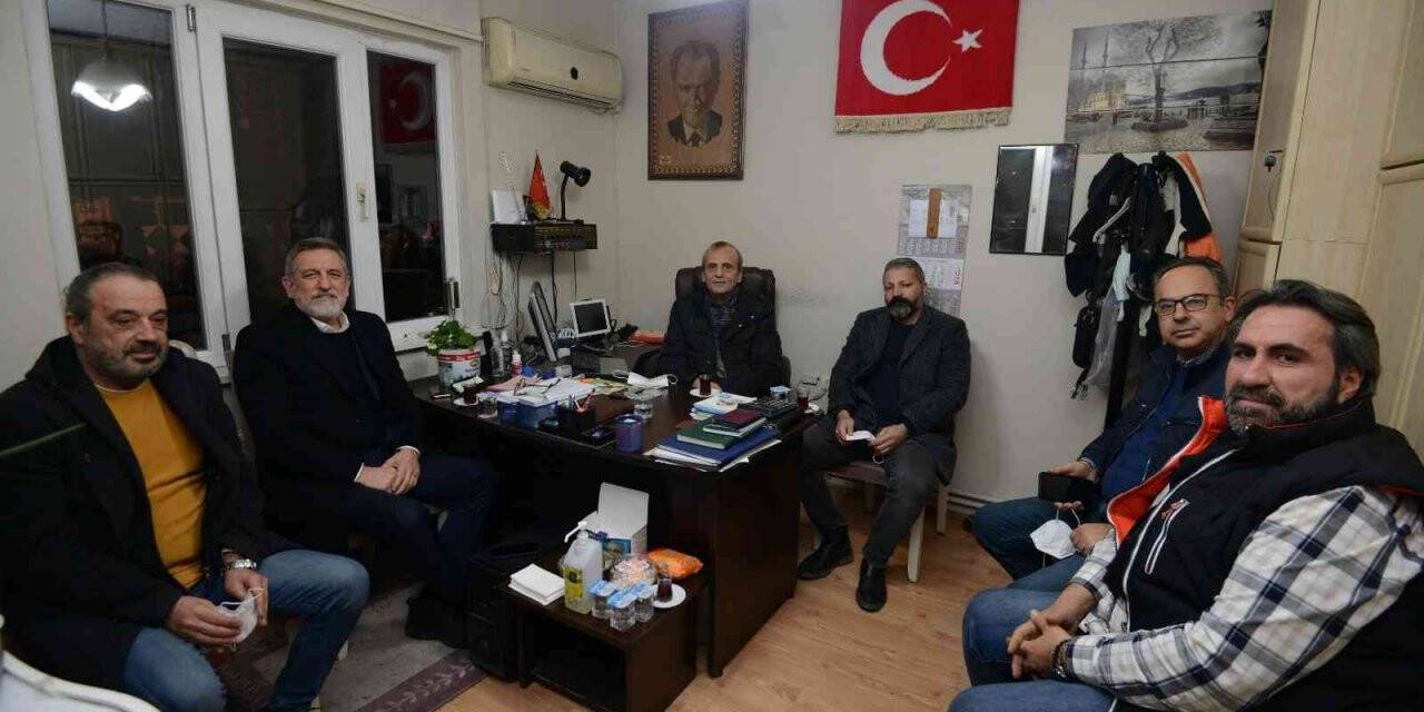 BTSO Başkanı İbrahim Burkay Gıda Toptancıları Çarşısı üyeleriyle buluştu