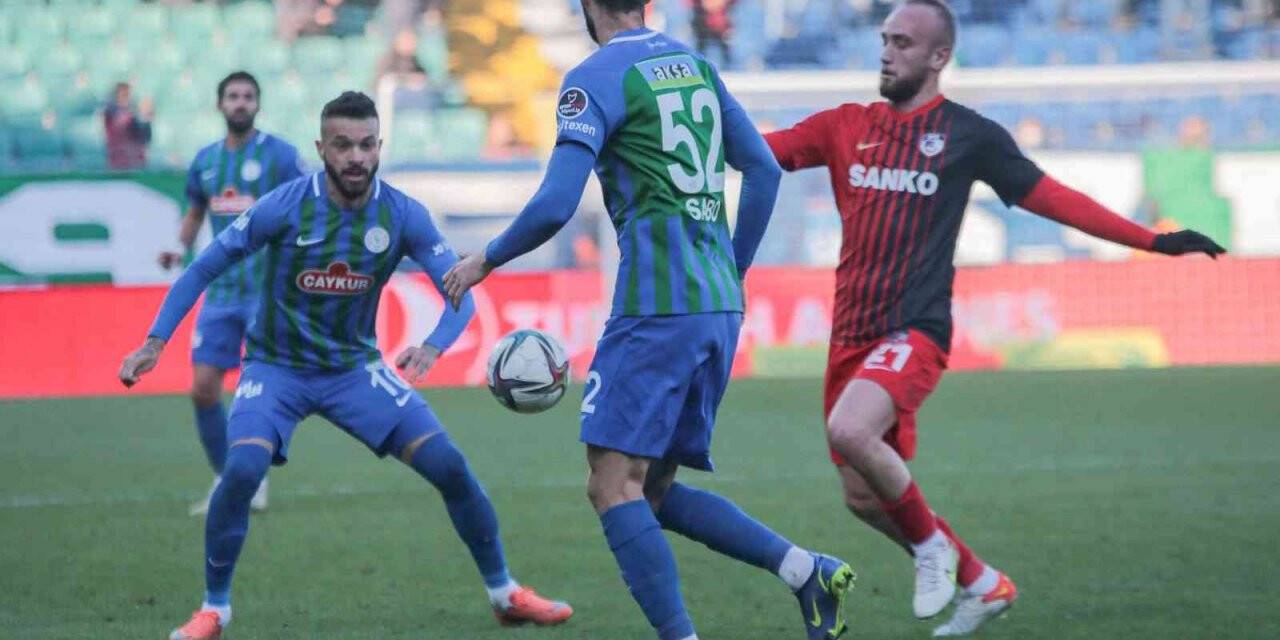 Spor  Toto Süper Lig: Çaykur Rizespor: 0 - Gaziantep FK: 1 (Maç sonucu)