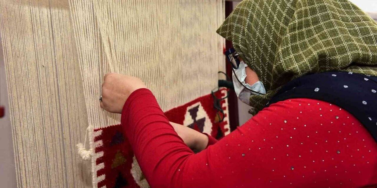 Yıldırım’dan kadınlara halı dokuma kursu