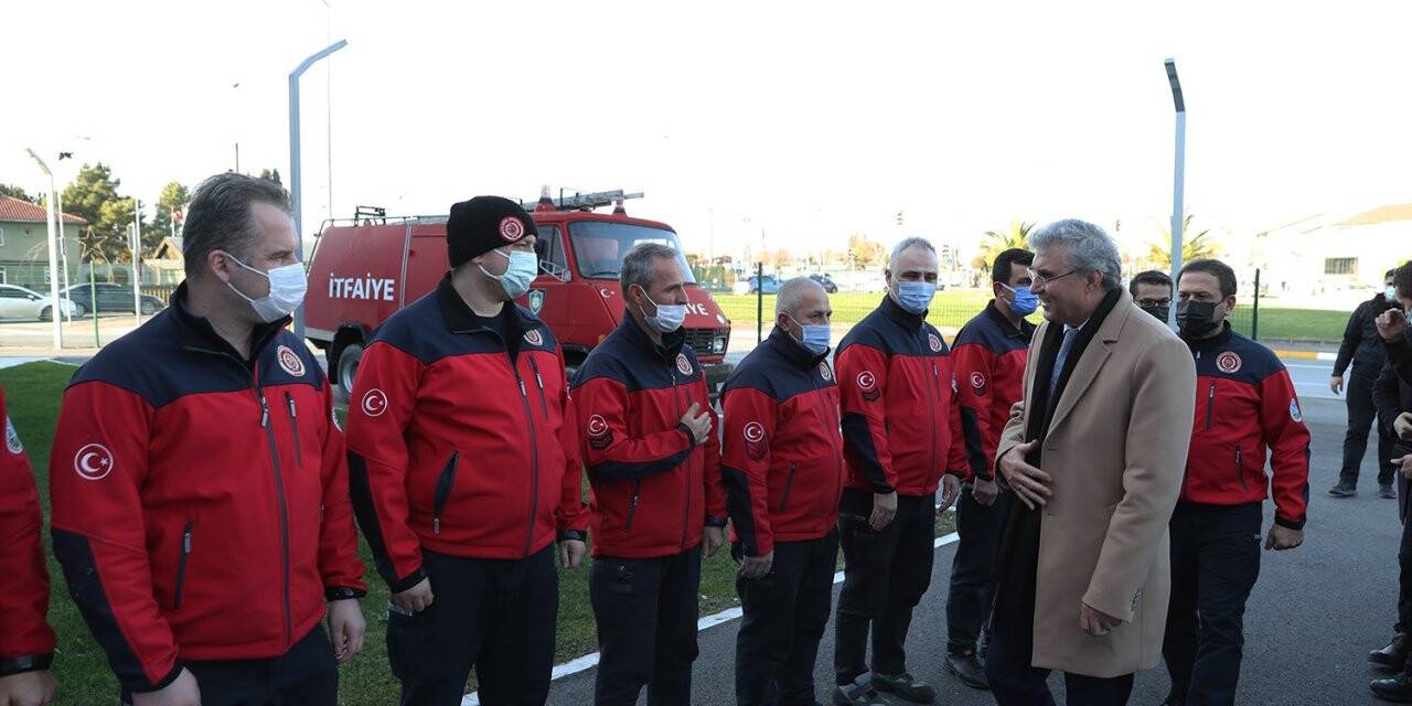 Bakan Soylu’dan itfaiye erlerine teşekkür