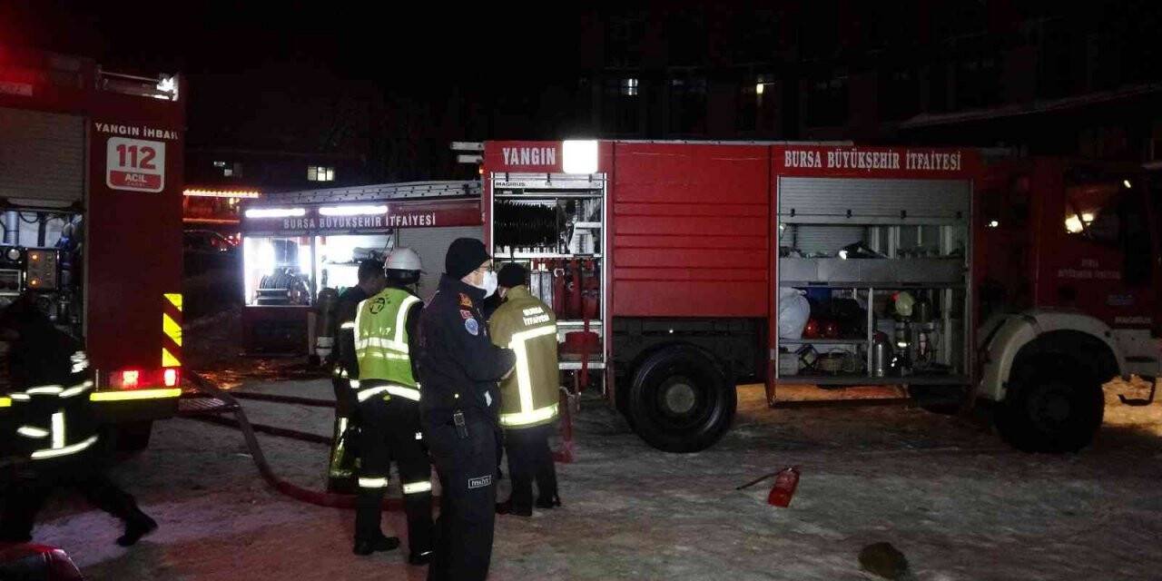 Uludağ’da otelde yangın paniği