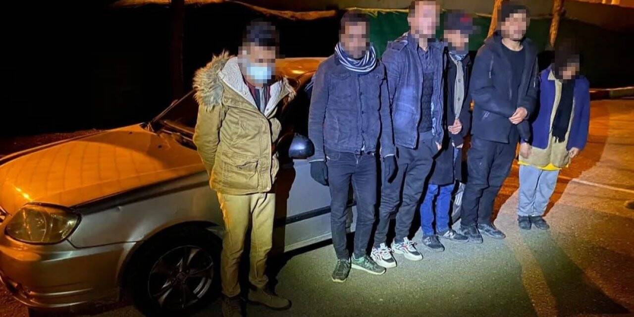 Batman’da 5 düzensiz göçmen yakalandı